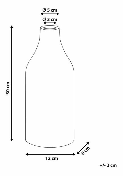 Vaza 30 cm Clein (plava + bijela)