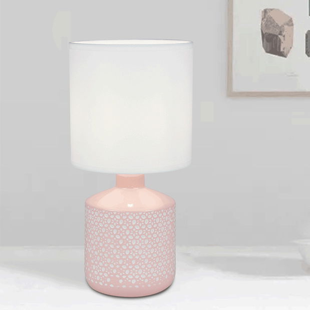 Stolná lampa Oda (sivá)