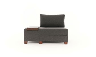 Rozkladacie kreslo Perenilla L (L) (antracit + orech)