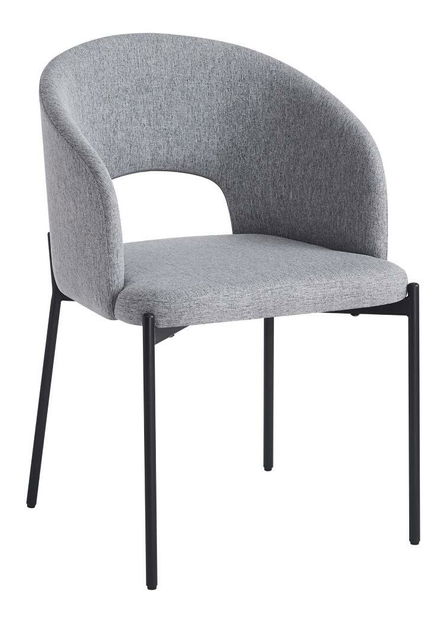 Scaun sufragerie Lunka (gri + negru)