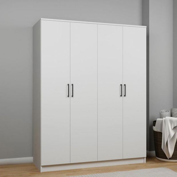 Dulap de haine Kentucky C (alb)