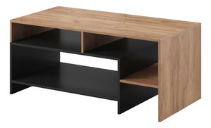 Stolić za kavu Alvera (hrast craft zlatni + antracit)