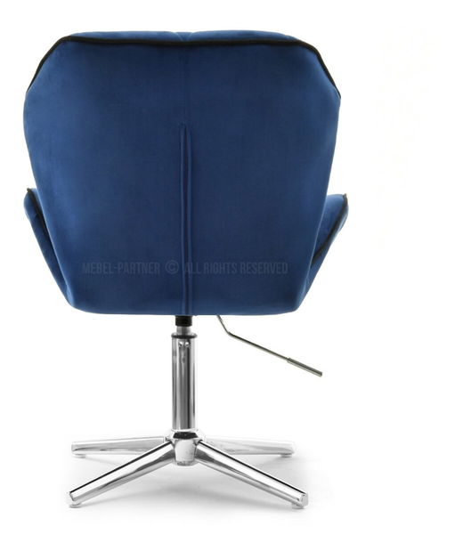 Fotoliu Velma S (albastru marin + negru)