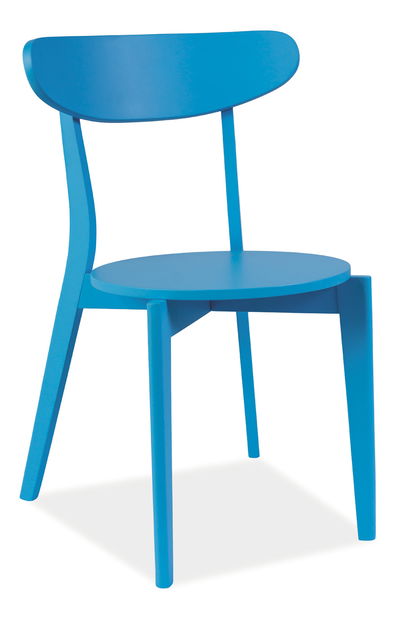 Jedálenská stolička Coral (modrá)