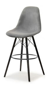 Stolička Epsie (drevo + sivá)