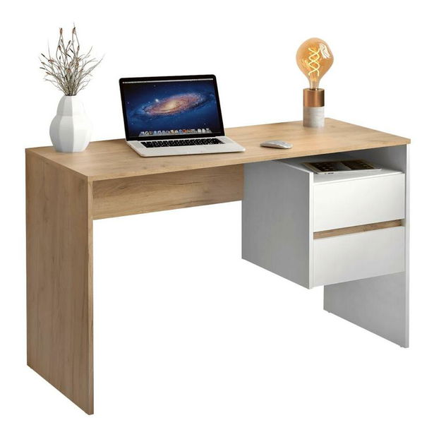 PC stolić Titanes (hrast artisan + bijela) 
