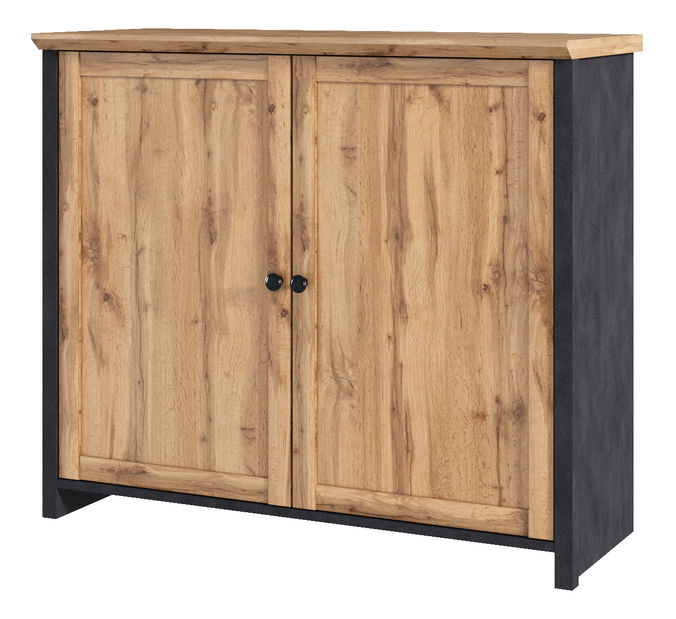 Szekrény Nella 2D (wotan tölgy + matera) *kiárusítás