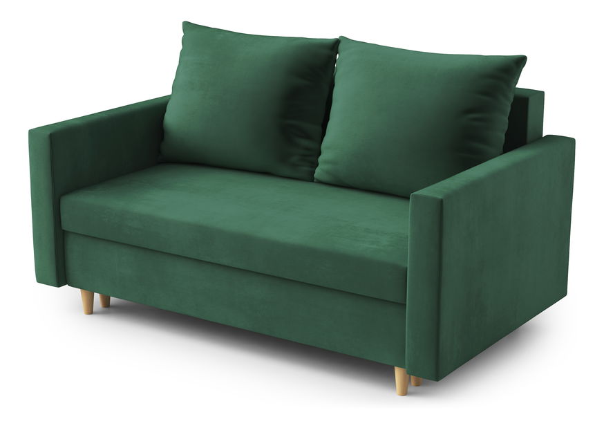 Canapea două locuri Louis (verde închis)