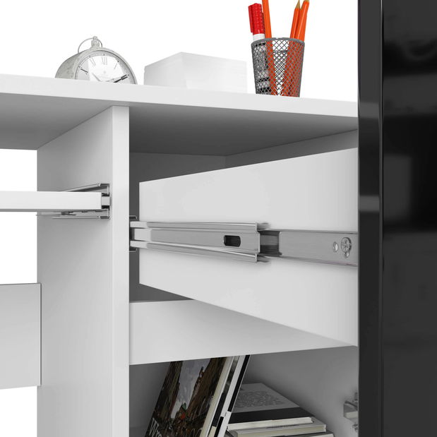 PC stolić Proceso (bijela + sjaj crni )