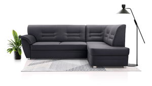 Sarokkanapé Janeen (sötétszürke) (J)