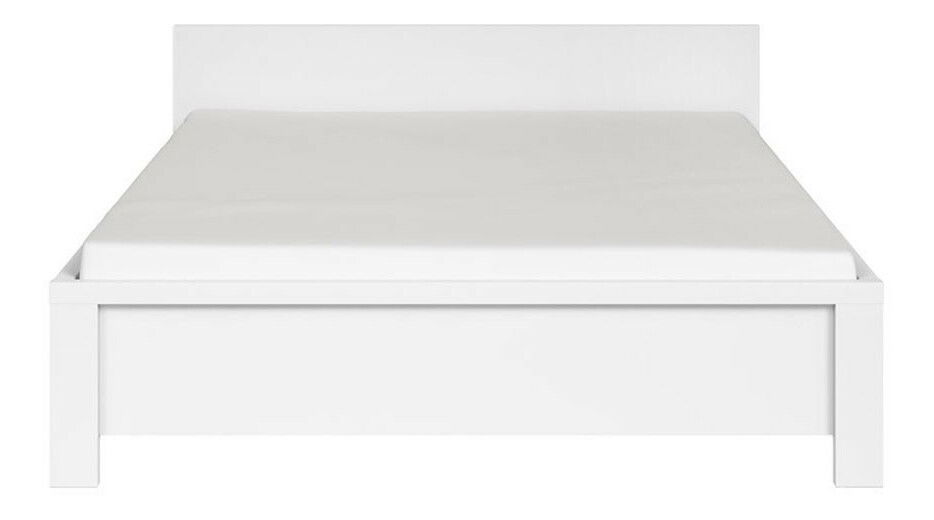 Pat matrimonial 140 cm Kasey LOZ/140 (Alb) *resigilate