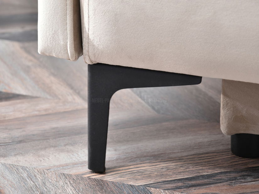 Pohovka dvojsedačka Mastil (béžová + čierna)