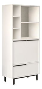 Kuchynská skrinka Otto 9 B (biela + čierna)