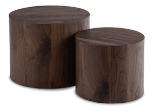 Dohányzóasztal szett (2 db.) Liloo (dió) 