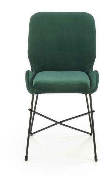 Étkezőszék Korsa (sötétzöld + fekete)