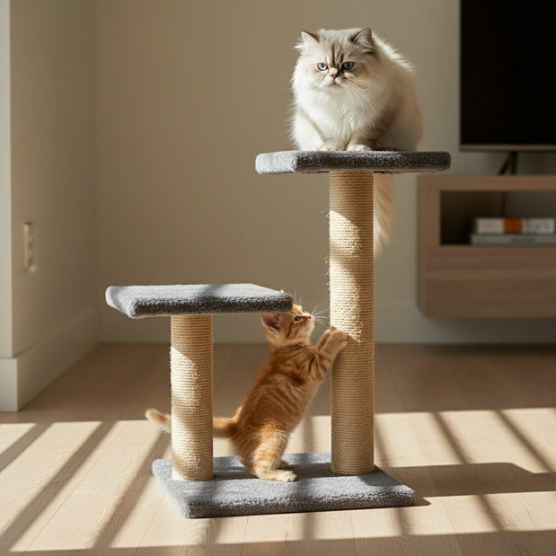 Škrabadlo pre mačky Lussi (antracit)