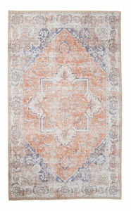 Koberec Hemeria 8 (modrá + oranžová)