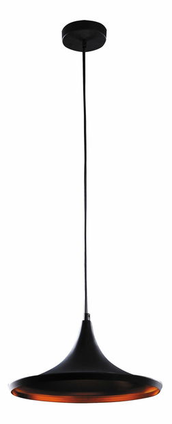 Függesztett lámpa Carin 3957 (fekete + arany)