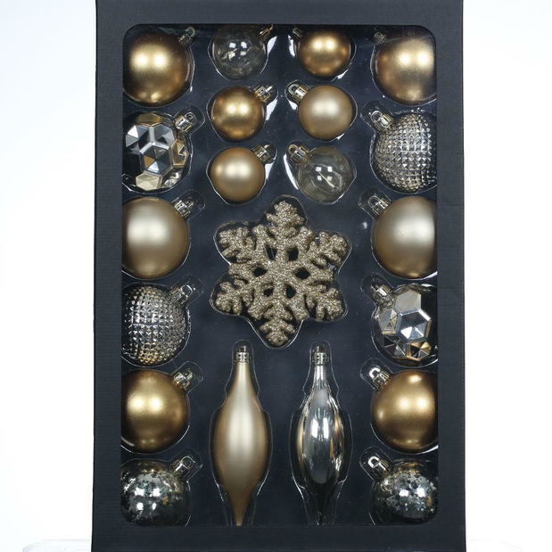 Sada ozdob 25ks RXL 387 (zlatá)