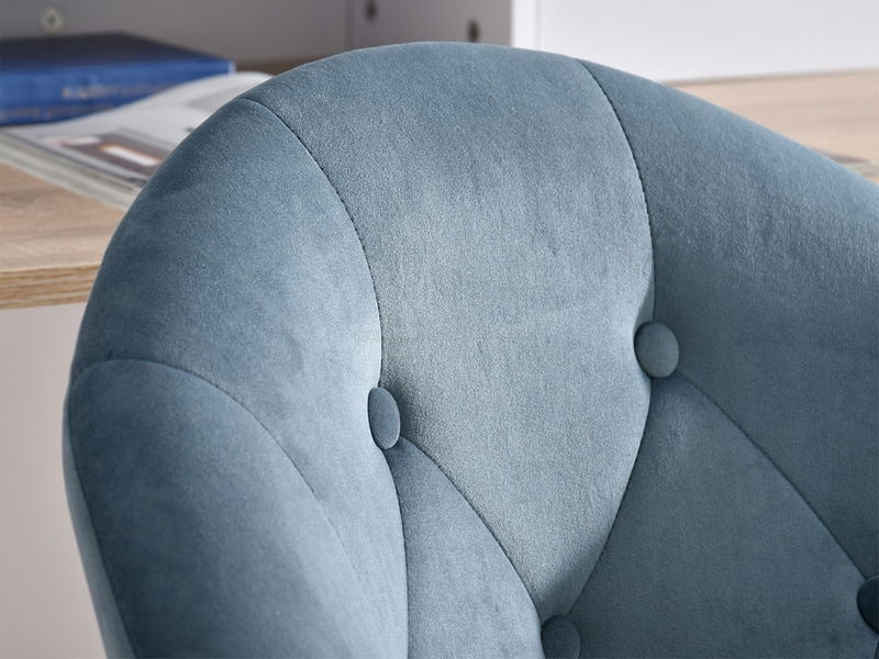 Kreslo Lush 4 (modrá + chrómová)