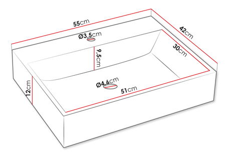 Set mobilier baie III Petru (Alb)