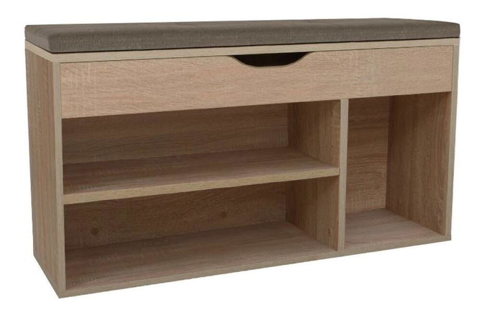 Cipelar (ormarić za cipele) Filesas (hrast sonoma + smeđa) 