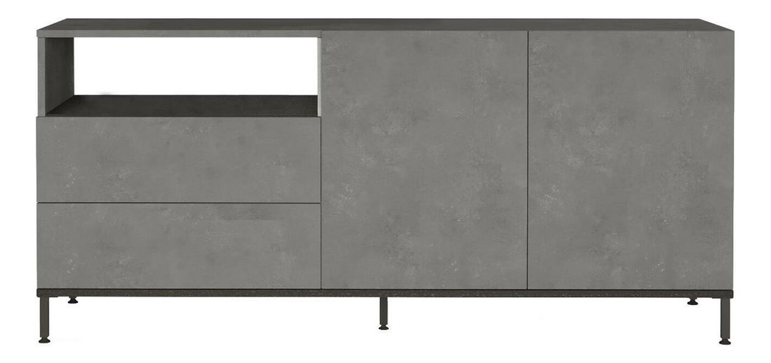 Konzolsztal Levoretta 32 (szürke + fekete)