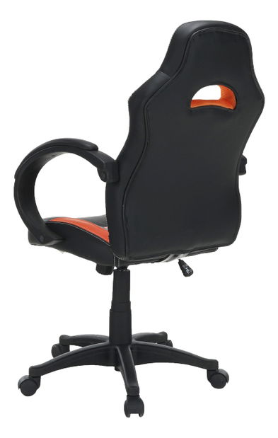 Kancelárske kreslo Naseby (čierna + oranžová)