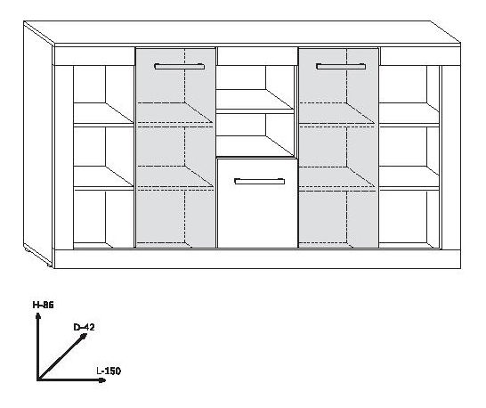 Komoda Verena VIK 01 6 