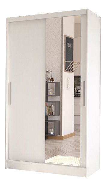 Šatníková skriňa Coletta III (biela)
