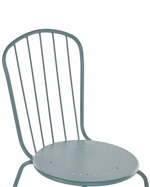 Set 4 ks záhradných stoličiek Chewy (modrá)