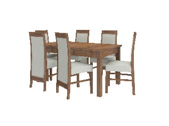 Set sufragerie Raviel57 (Stejar lefkas + paros 2)