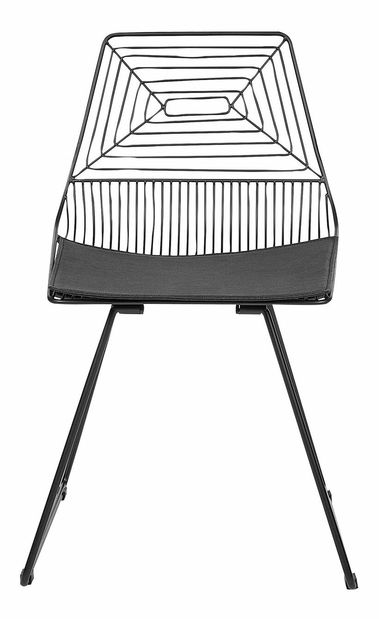 Set 2 ks jedálenských stoličiek Bricio (čierna)