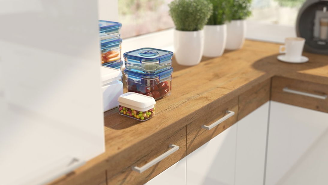 Donji kuhinjski ormarić Virion 60 DK 210 2F (hrast lancelot + bijela) *rasprodaja