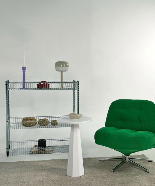 Príručný stolík Lilia (biela)