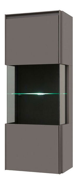 Vitrína na stenu BRW Fini SFW1W/12/5 (s osvetlením)