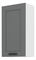 Felső konyhaszekrény Lucid 50 G 90 1F (dustgrey + fehér)