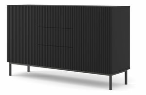 Komoda 2D3S 150 Rowanna (čierna)