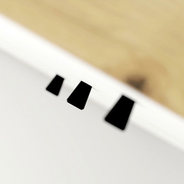 Komoda Baiano (hrast artisan + bijela) 