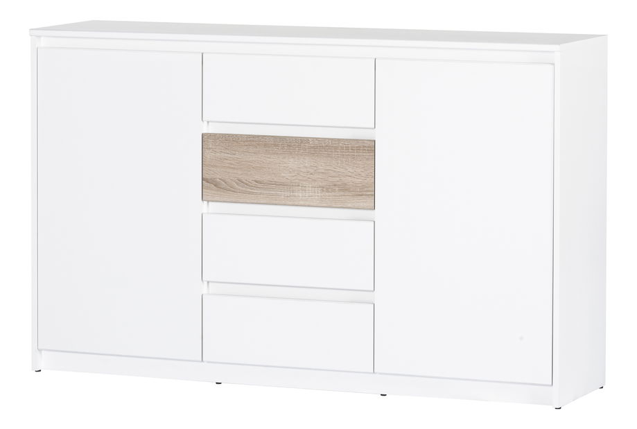 Komoda Wanta 06 (bijela + hrast sonoma)