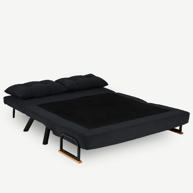 Canapea futon Sandy (Negru)