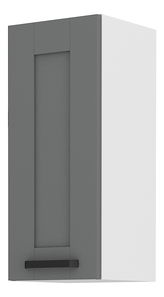 Horná kuchynská skrinka Lucid 30 G 72 1F (dustgrey + biela)