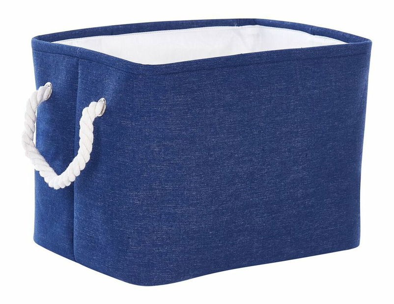 Set 3 buc coșuri depozitare Deanna (albastru)