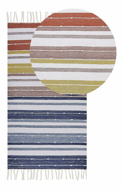 Koberec 80 x 150 cm Toza (viacfarebná)