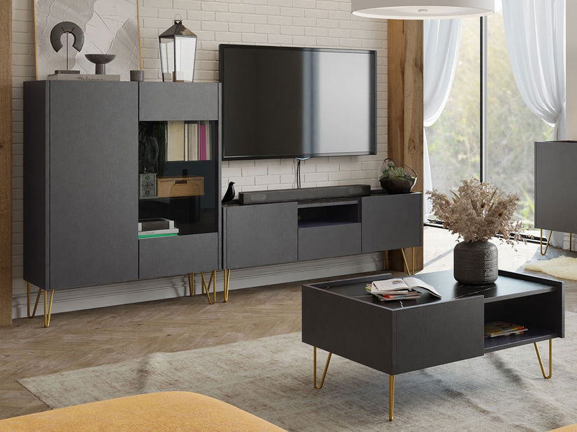 Namještaj za dnevni boravak Animere II (grafit) *rasprodaja