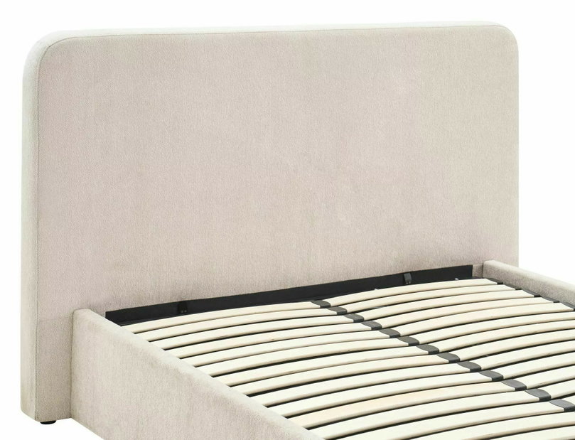 Manželská posteľ 140 cm Lumeso (béžová)
