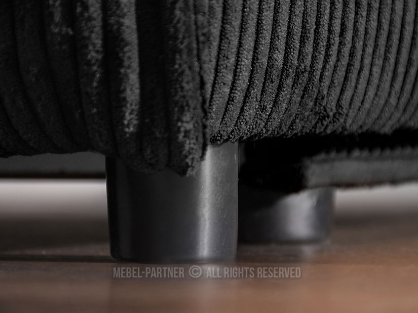 Kétszemélyes kanapé Nazismo (fekete)