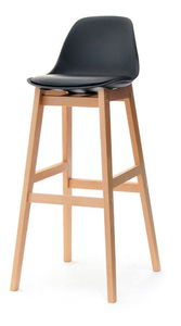 Stolička Evan (čierna + buk)