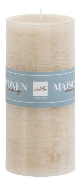 Sviečka Jolipa (7x7x15cm) (Hnedá)