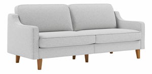 Pohovka trojsedačka Robia 3 (svetlosivá + orech)